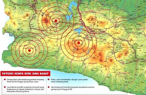 peta rawan gempa bumi jawa barat